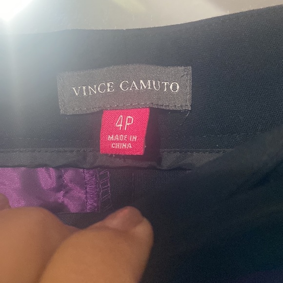 Purple tuxedo, black stripe pants, Vince Camuto size 4 PETIT - Picture 4 of 4
